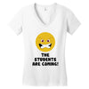 The Students Are Coming Women's V-Neck T-Shirt