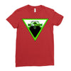 BACK TO DOWN Ladies Fitted T-Shirt