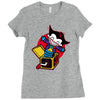 oke in the box Ladies Fitted T-Shirt