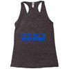 ask me why i'm jawsome Racerback Tank