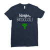 biceps &amp; broccoli! Ladies Fitted T-Shirt
