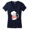 Beer Inside Women's V-Neck T-Shirt