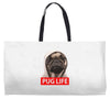 pug life Weekender Totes