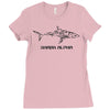 shark alpha Ladies Fitted T-Shirt