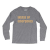 incase of emergency Long Sleeve Shirts