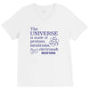The Universe Is Made Of Protons Neutrons Elektrons And Morons V-Neck Tee