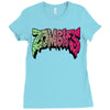 zombies (4) Ladies Fitted T-Shirt