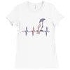 my heart beats for parrots Ladies Fitted T-Shirt