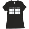 police box for who Ladies Fitted T-Shirt