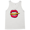 bullet in mouth Tank Top