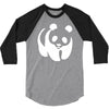 panda bear sticker vinyl decal   cute animal art car window bumper 3/4 Sleeve Shirt