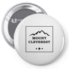 Mount Cleverest Pin-back button