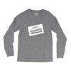 my name is awesome Long Sleeve Shirts