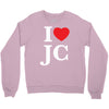 i love jesus christ Crewneck Sweatshirt