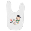 Cute Baby Painter's Dad Love Baby Bibs