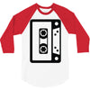 retro cassette 3/4 Sleeve Shirt