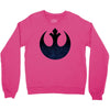 rebel logo with space pattern Crewneck Sweatshirt