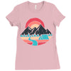 camp river Ladies Fitted T-Shirt