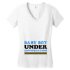 Baby Boy Under Construction Women's V-Neck T-Shirt