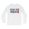 Women's March Hear Our Voice Long Sleeve Shirts