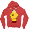 reverse flash Zipper Hoodie