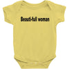 beautifull woman Baby Bodysuit