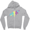 smoke and father Zipper Hoodie