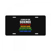Stand Up for Science License Plate
