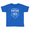 original parts vintage established 1975 perfectly aged Toddler T-shirt