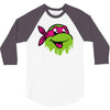raph   tmnt facemelt 3/4 Sleeve Shirt