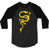 chinese dragon cool oriental asian kung fu 3/4 Sleeve Shirt