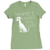 whippet .. Ladies Fitted T-Shirt