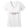 its a beautiful day Women's V-Neck T-Shirt
