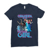 grandpa of the birthday girl Ladies Fitted T-Shirt