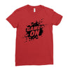 game on Ladies Fitted T-Shirt
