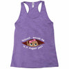 August Peeking Out Baby Girl Racerback Tank
