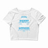 The Best Poppy Was Born In October Crop Top