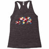 mama bear baby bear floral Racerback Tank