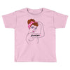 girl power survivor breast cancer Toddler T-shirt