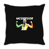 mcgragor notorious Throw Pillow