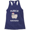 fleece navidad Racerback Tank