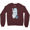 lonely astronaut Crewneck Sweatshirt