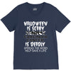 halloween is scary but carcinoid cancer is deadly spread the word help V-Neck Tee