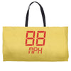 back to the future movie inspired tshirt Weekender Totes