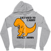 licensed to carry small arms Zipper Hoodie