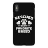 rescued is my favorite breed iPhoneX