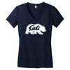 cali bear Women's V-Neck T-Shirt