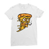 pizza smoking Ladies Fitted T-Shirt