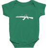 banksy style ak47 art   funny Baby Bodysuit