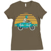 ride and surf Ladies Fitted T-Shirt